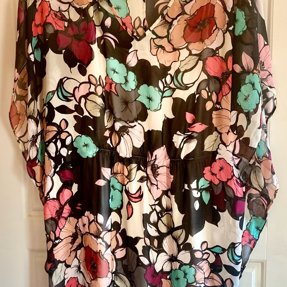 Flowing floral dress